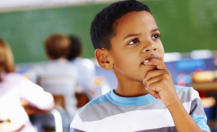 Boy thinking