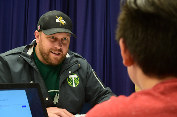 Shadow Reading Coaching Life-Changing for Timbers Mascot