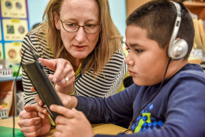 Beth Brod in the classroom