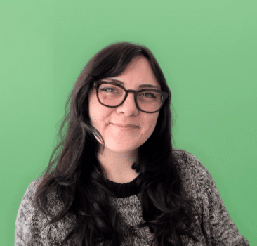 a woman smiling at the camera